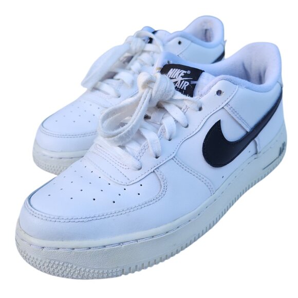 Nike Air Force 1 Low AN20 White Black CT7724-100 GS Sneakers Shoes 6.5 Y - Picture 4 of 9